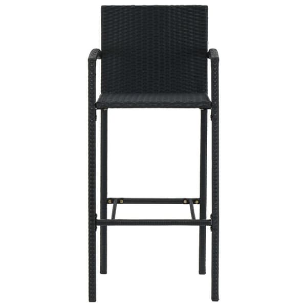 Barstolar 4 st svart konstrotting - Barstolsset - Barstol - Home & Living