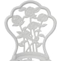 Miniatyrbild 4 av 6: Caféstolar 2 st gjuten aluminium vit - Bistrostol - Bistrostolar - Home & Living