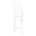 Miniatyrbillede 9 af 10: Foldbare havestole 2 stk. Plastik hvid - Havestol - Havestole - Home & Living