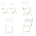 Miniatyrbillede 1 af 10: Foldbare havestole 2 stk. Plastik hvid - Havestol - Havestole - Home & Living
