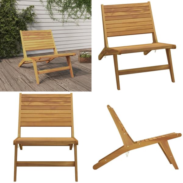 Trädgårdsstol massiv teak - Trädgårdsstol - Trädgårdsstolar - Home & Living