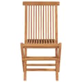 Miniatyrbild 4 av 10: Hopfällbar trädgårdsstol 2 st massiv teak - Trädgårdsmöbler - Trädgårdsmöbel - Home & Living