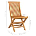 Miniatyrbillede 6 af 6: Foldbare havestole 6 stk. Massivt teaktræ - Havestol - Havestole - Home & Living