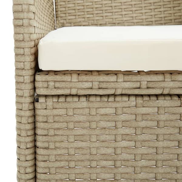 Matstol trädgård 2 st konstrotting beige - Rottingstol - Rottingstolar - Home & Living