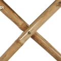 Miniatyrbild 9 av 10: Hopfällbara regissörsstolar 2 st mörkgrå bambu och tyg - Regissörsstol - Regissörsstolar - Home & Living