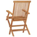 Miniatyrbild 5 av 10: Hopfällbara trädgårdsstolar 4 st massiv teak - Utestol - Utestolar - Home & Living