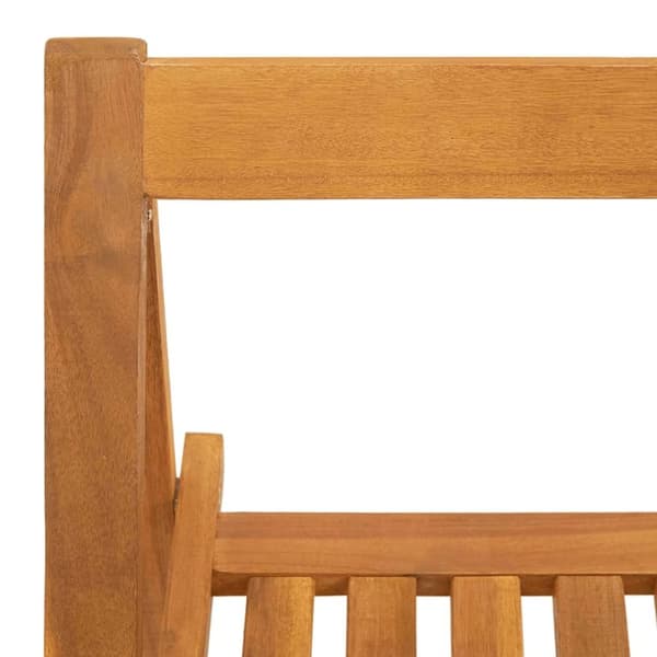 Foldbare havestole 4 stk. Massivt akacietræ - Havestol - Havestole - Home & Living