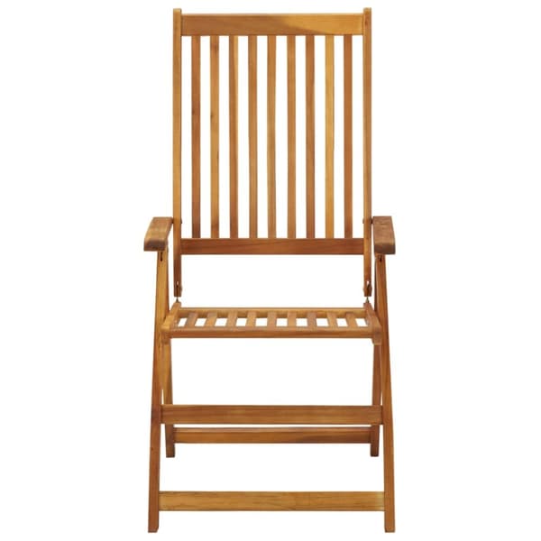 Hopfällbara trädgårdsstolar med dynor 8 st massivt akaciaträ - Trädgårdsstol - Trädgårdsstolar - Home & Living