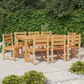 Pikkukuva 2 / 9: Puutarhatuolit 8 kpl täysi tiikki - Puutarhakalusteet - Terassikalusteet - Home & Living