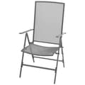 Miniatyrbild 4 av 9: Stapelbara trädgårdsstolar 2 st stål grå - Utomhusstol - Utomhusstolar - Home & Living