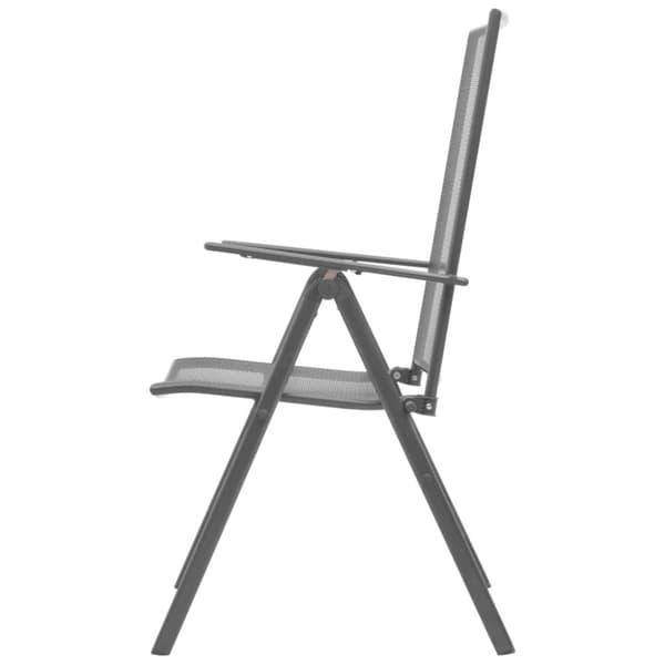 Stapelbara trädgårdsstolar 2 st stål grå - Utomhusstol - Utomhusstolar - Home & Living