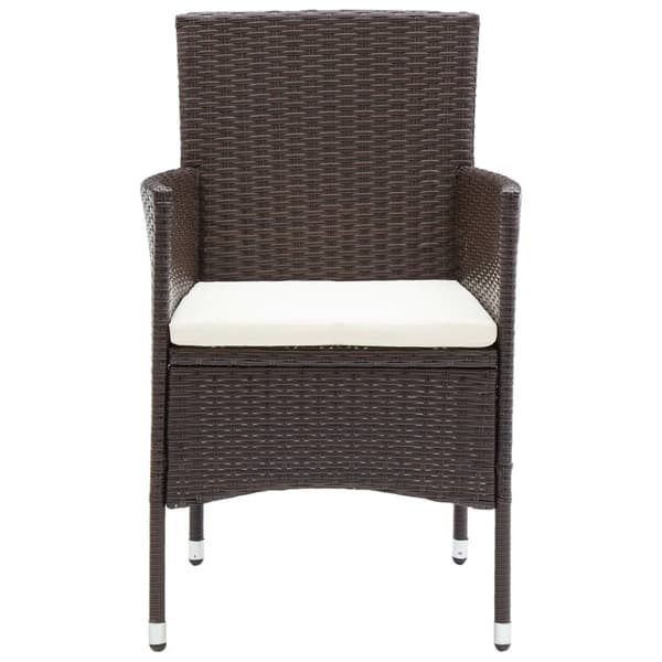 Spisebordsstole til haven 2 stk. Polyrattan brun - Stol - Stole - Home & Living