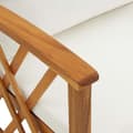Miniatyrbild 8 av 9: Trädgårdsstolar med dynor 2 st massivt akaciaträ - Trädgårdsstol - Trädgårdsstolar - Home & Living