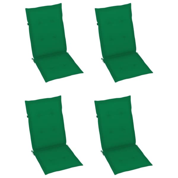 Foldbare havestole 3 stk. Med hynder massivt akacietræ - Havestol - Havestole - Home & Living
