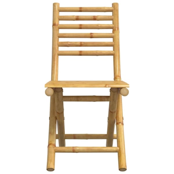 vidaXL Taitettavat puutarhatuolit 2 kpl 43x54x88 cm bambu