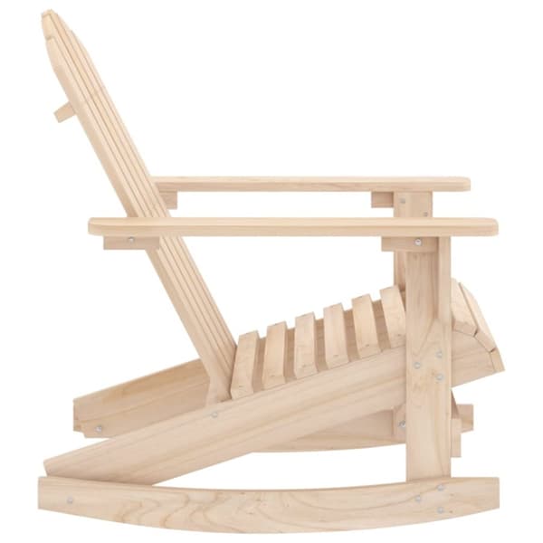 Adirondack-gyngestol massivt grantræ