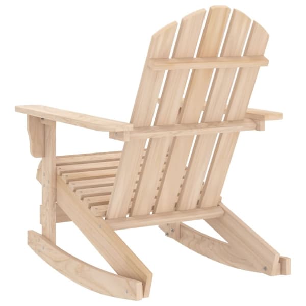 Adirondack-gyngestol massivt grantræ