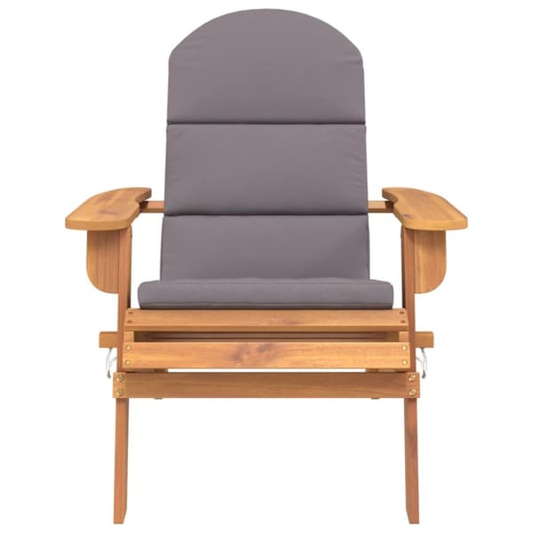 Adirondack puutarhatuoli tyynyillä, massiivi akaasiapuuta