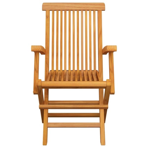 Trädgårdsstolar med blåa dynor 6 st massiv teak