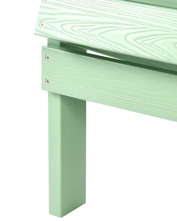 Trädgårdsstol Rosa Plast Trä Väderbeständig Modern Stil