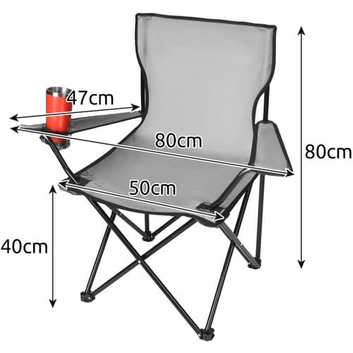 Campingstol / Fiskestol - Hopfällbar