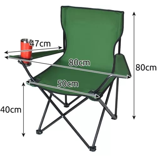 Campingstol / Fiskestol - Hopfällbar