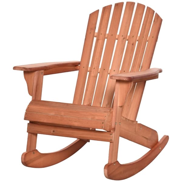 Rootz Adirondack Garden gyngestol - Udendørs gyngestol - Patio gyngestol - Ultimativ komfort - Vejrbestandig - Nem vedligeholdelse - 77 cm x 94 cm x 9