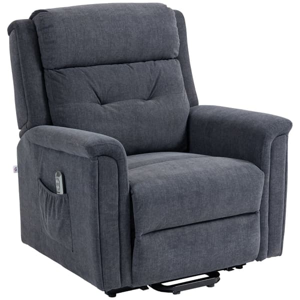 Rootz Relaxation Chair - Stand-Up stol til seniorer - Hvilestol med fjernbetjening - Ubesværet ståhjælp - Justerbart ryglæn - Praktiske sidelommer - 9