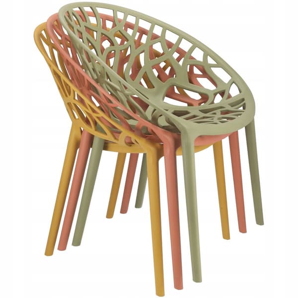 ALBERO stol, plast terracotta