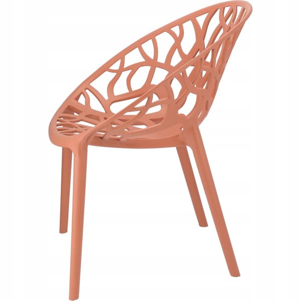 ALBERO stol, plast terracotta