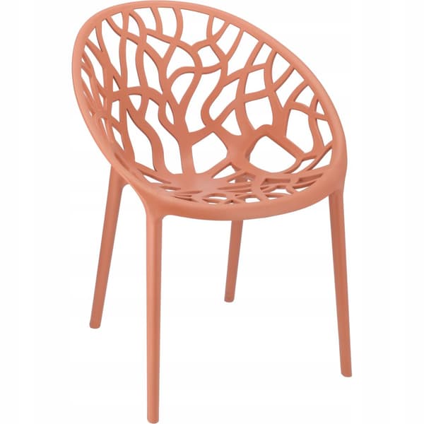 ALBERO stol, plast terracotta