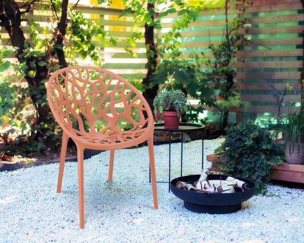 ALBERO stol, plast terracotta