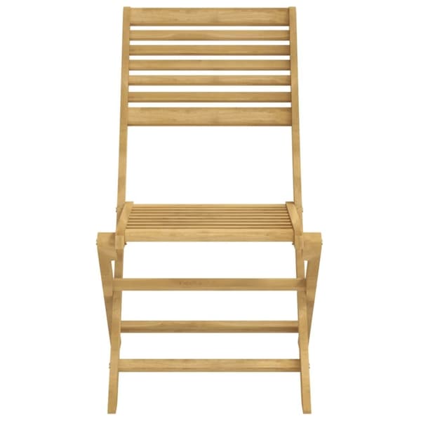 vidaXL foldbare havestole 6 stk. 48,5x61,5x87 cm massivt akacietræ
