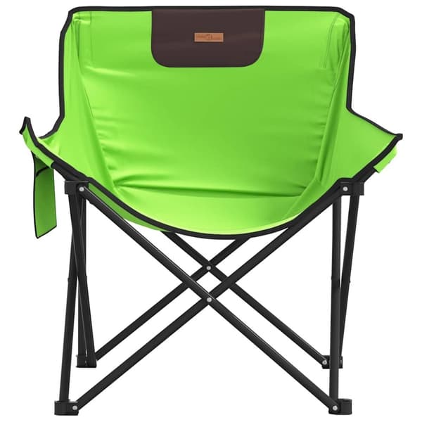 vidaXL campingstole med lommer 2 stk. foldbar grøn
