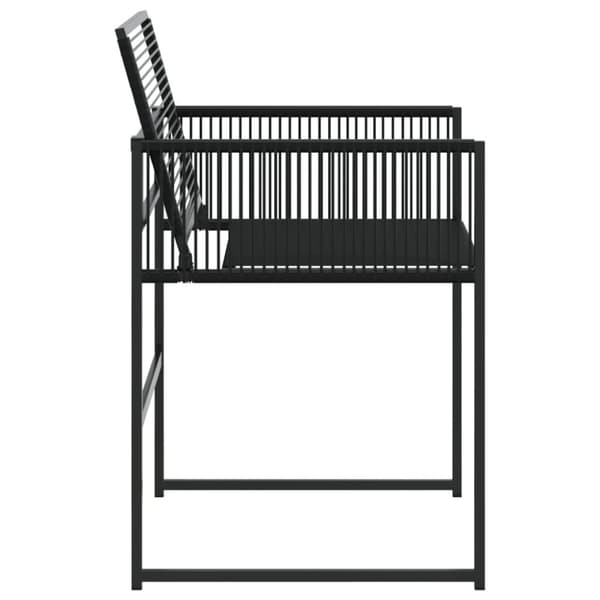 vidaXL havestole 4 stk. polyrattan sort