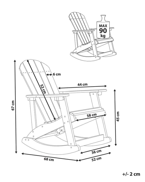 Dækstol Teak Plastik og Rustfrit Stål 88 x 88 x 75 cm Tilbehør til Altan Terrasse Indretning med Armlæn Skandinavisk Udendørs Retro Stil