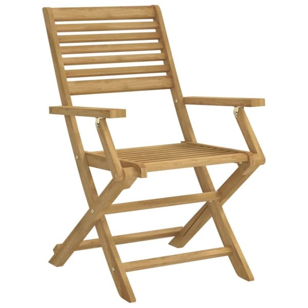 vidaXL foldbare havestole 6 stk. 54,5x61,5x86,5 cm massivt akacietræ