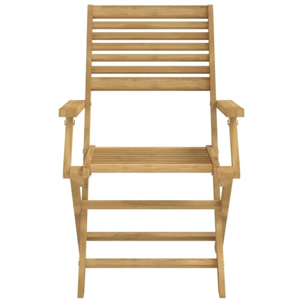 vidaXL foldbare havestole 6 stk. 54,5x61,5x86,5 cm massivt akacietræ