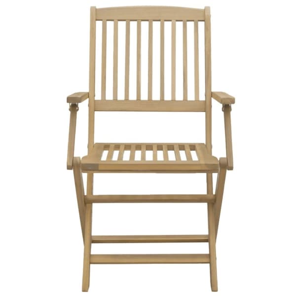 vidaXL foldbare havestole 6 stk. 54,5x58x90 cm massivt akacietræ