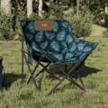 Miniatyrbilde 1 av 11: vidaXL Campingstoler med lomme 2 stk sammenleggbar bladmønster