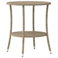 Miniatyrbillede 5 af 11: vidaXL havestole 2 stk. med lænefunktion og bord polyrattan beige