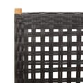 Miniatyrbilde 9 av 11: vidaXL Hagestoler 2 stk svart heltre akasie og polyrotting