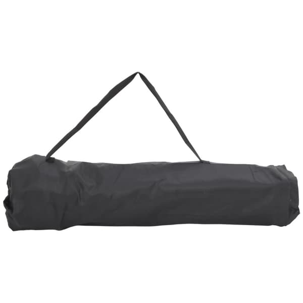 vidaXL Campingstoler med lomme 2 stk sammenleggbar brun
