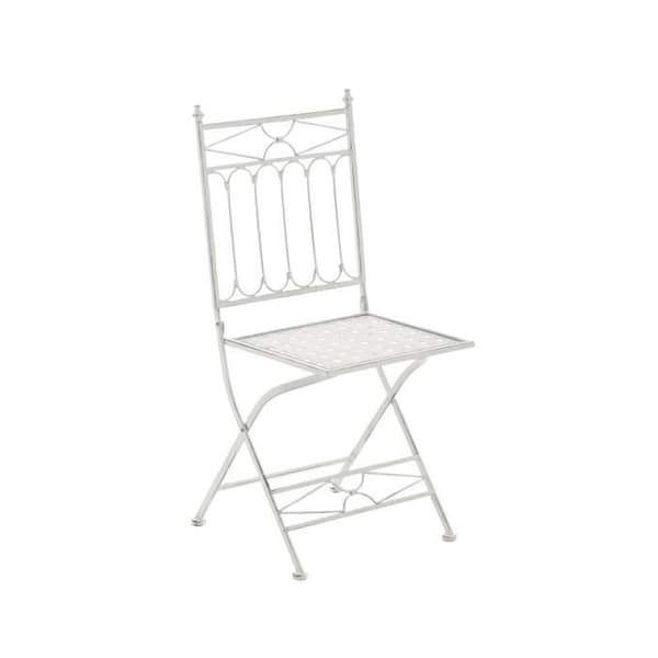 CLP ASINA Loraville nostalgisk fällstol, gjord av metall, nostalgisk järnstol, ultraelegant, 6 färger att välja mellan 95 cm...