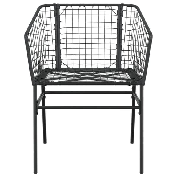 vidaXL havestole 2 stk. polyrattan sort