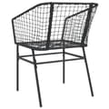 Miniatyrbillede 7 af 10: vidaXL havestole 2 stk. polyrattan sort