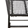 Miniatyrbillede 8 af 10: vidaXL havestole 2 stk. polyrattan sort