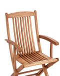 Miniatyrbillede 8 af 10: Havestole Taupe Akacietræ Sæt af 2 Udendørs Sammenklappelige Klapstole Foldbar Træstole med Hynde Design Lamel Ryg til Terrasse Have Retro