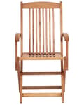 Miniatyrbillede 5 af 9: Havestole Lyst Akacietræ Sæt af 2 Udendørs Sammenklappelige Klapstole Foldbar Træstole Rustikt Design Lamel Ryg til Terrasse Have Retro