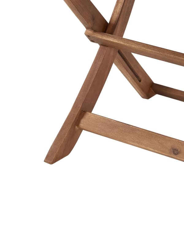 Havestole Lyst Akacietræ Certificeret Sæt af 4 Udendørs Sammenklappelige Klapstole Foldbar Træstole Rustikt Design Lamel Ryg til Terrasse Have Retro